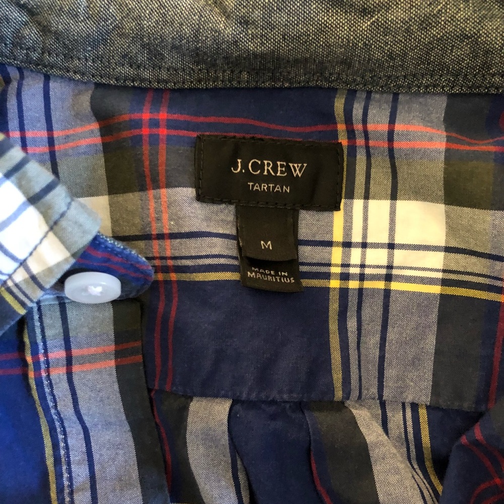 J Crew Tartan Button Down Shirt - Picture 2 of 3